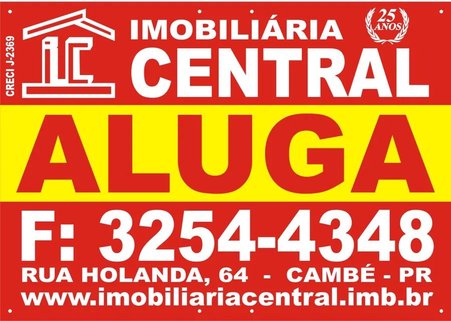 Placa imobiliária