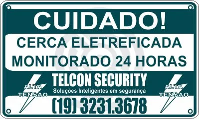 Cerca eletrificada · monitorado 24 h