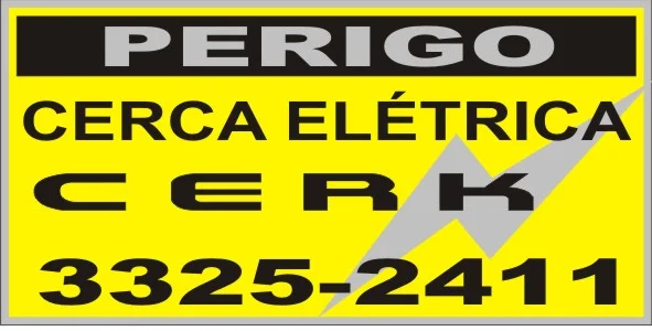 Perigo cerca elétrica