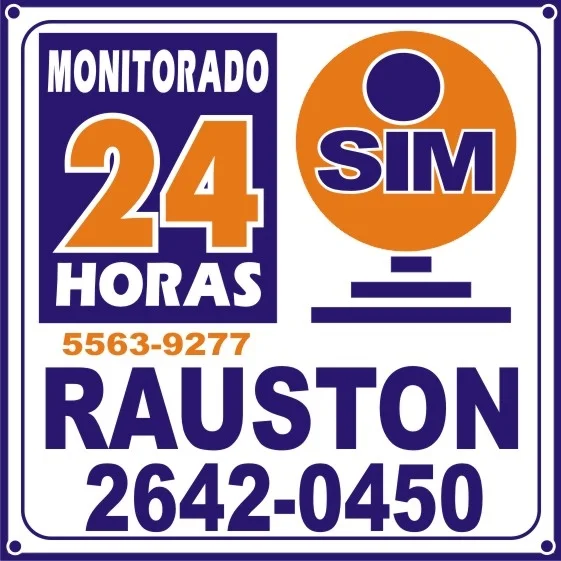 Monitorado 24 horas · quadrada